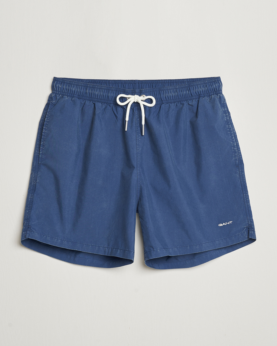 Uomini | Costumi da bagno | GANT | Sunbleached Swimshorts Dusty Blue Sea