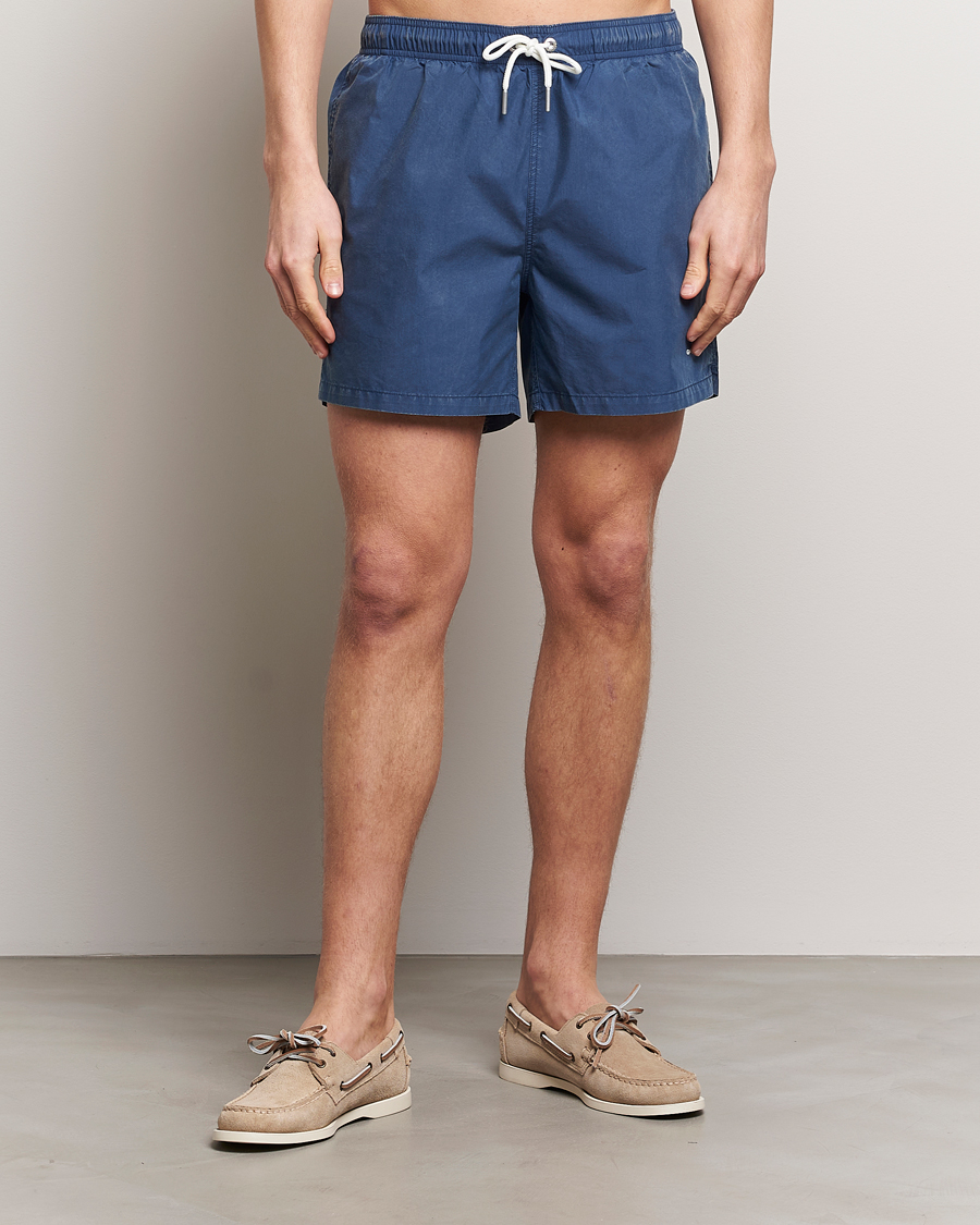 Uomini | Costumi da bagno | GANT | Sunbleached Swimshorts Dusty Blue Sea