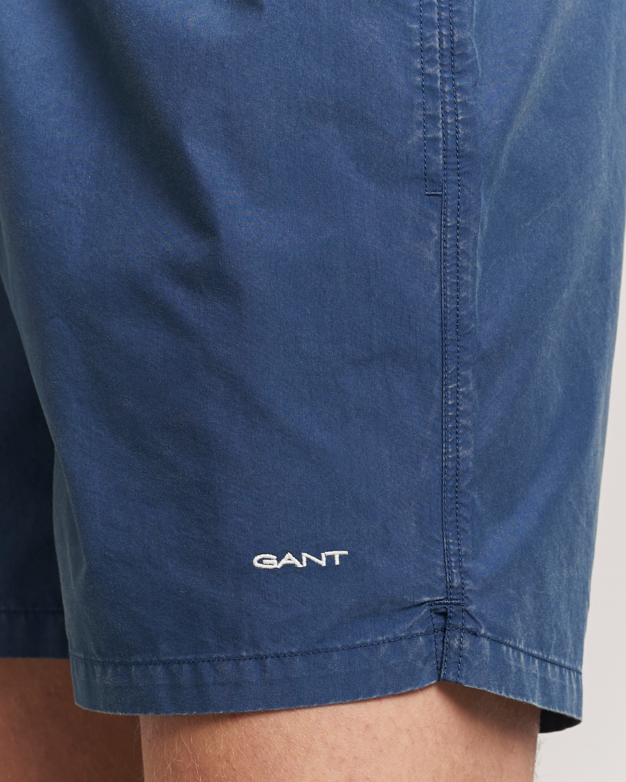 Uomini | Costumi da bagno | GANT | Sunbleached Swimshorts Dusty Blue Sea