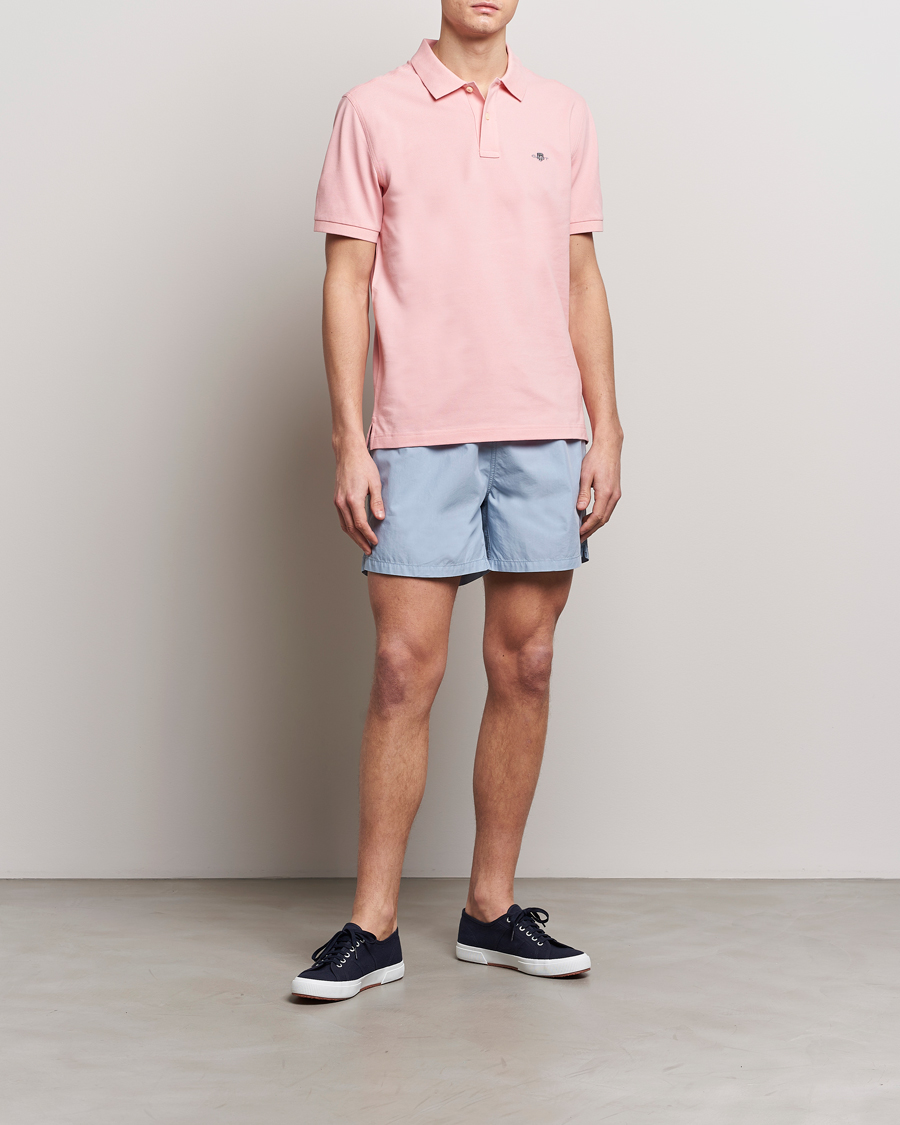 Uomini | Costumi da bagno | Gant | Sunbleached Swimshorts Dove Blue