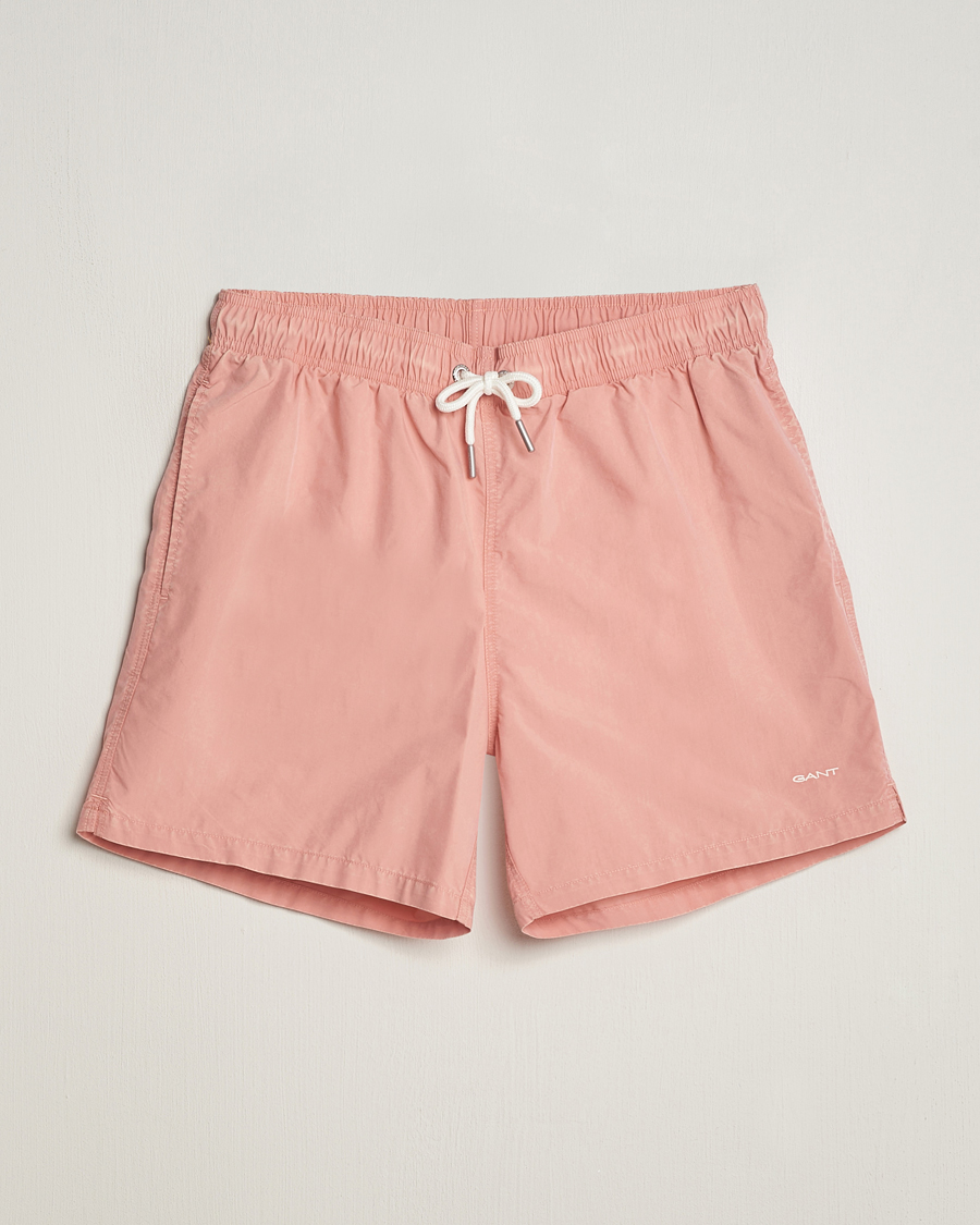 Uomini | Costumi da bagno | Gant | Sunbleached Swimshorts Peachy Pink
