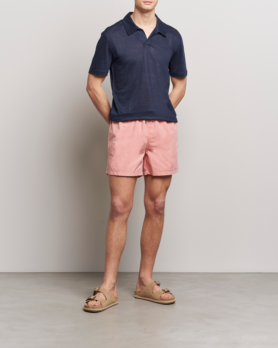 Uomini | Costumi da bagno | Gant | Sunbleached Swimshorts Peachy Pink