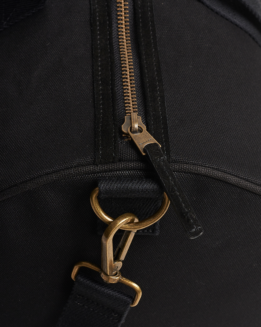 Uomini | GANT Tonal Shield Duffle Bag Ebony Black | GANT | Tonal Shield Duffle Bag Ebony Black