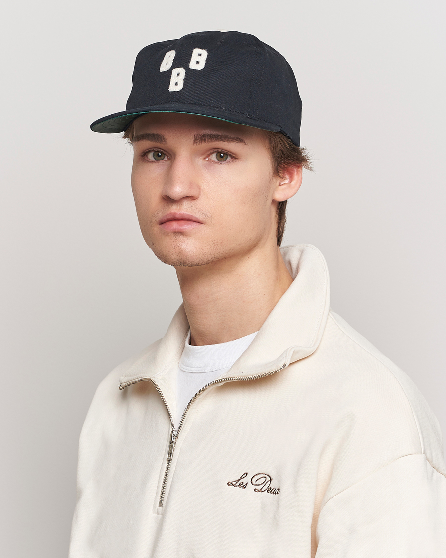 Uomini | Ebbets Field Flannels Made in USA Birmingham Black Barons Vintage Cap Black | Ebbets Field Flannels | Made in USA Birmingham Black Barons Vintage Cap Black