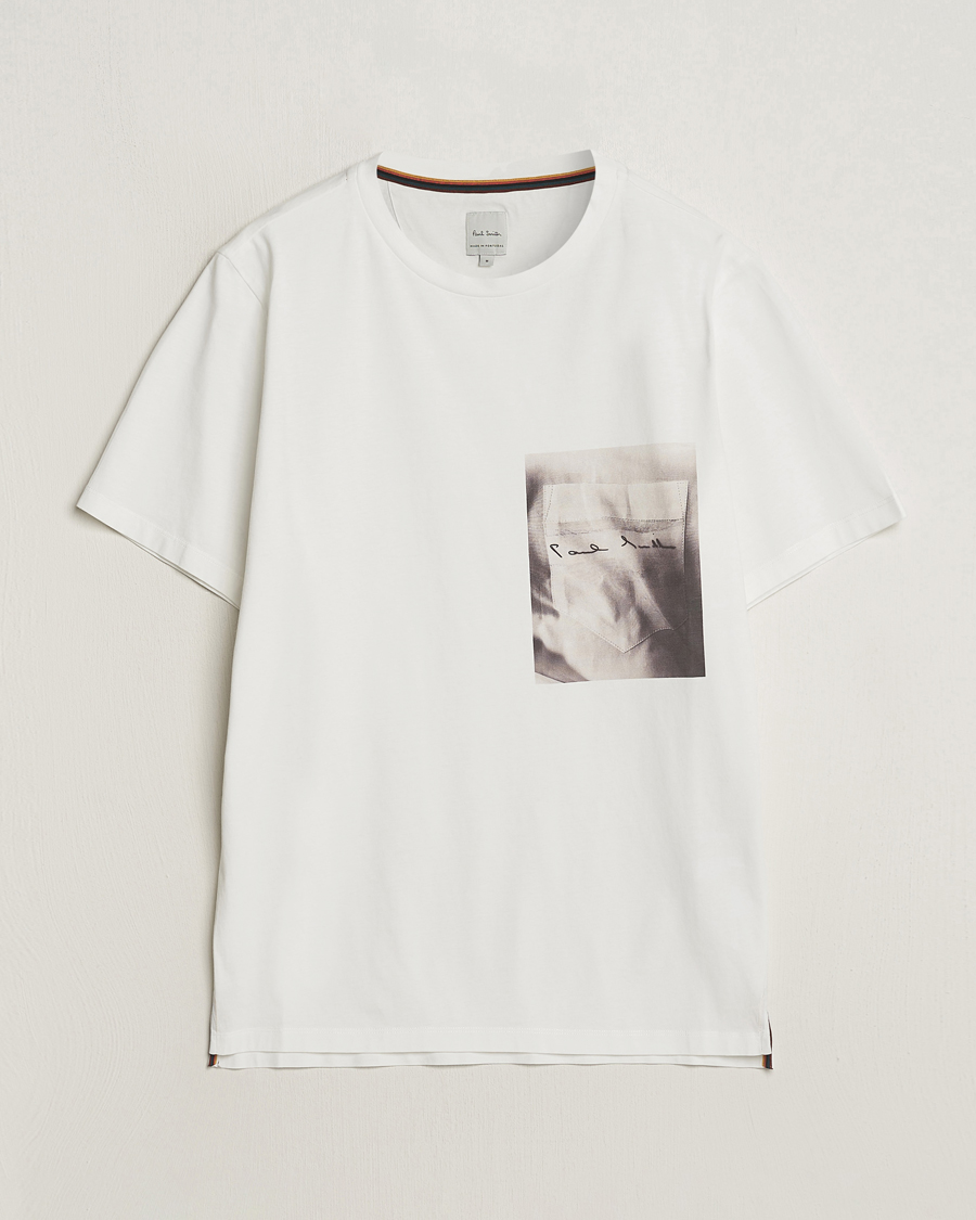 Uomini | T-shirt | Paul Smith | Organic Cotton Printed T-Shirt White