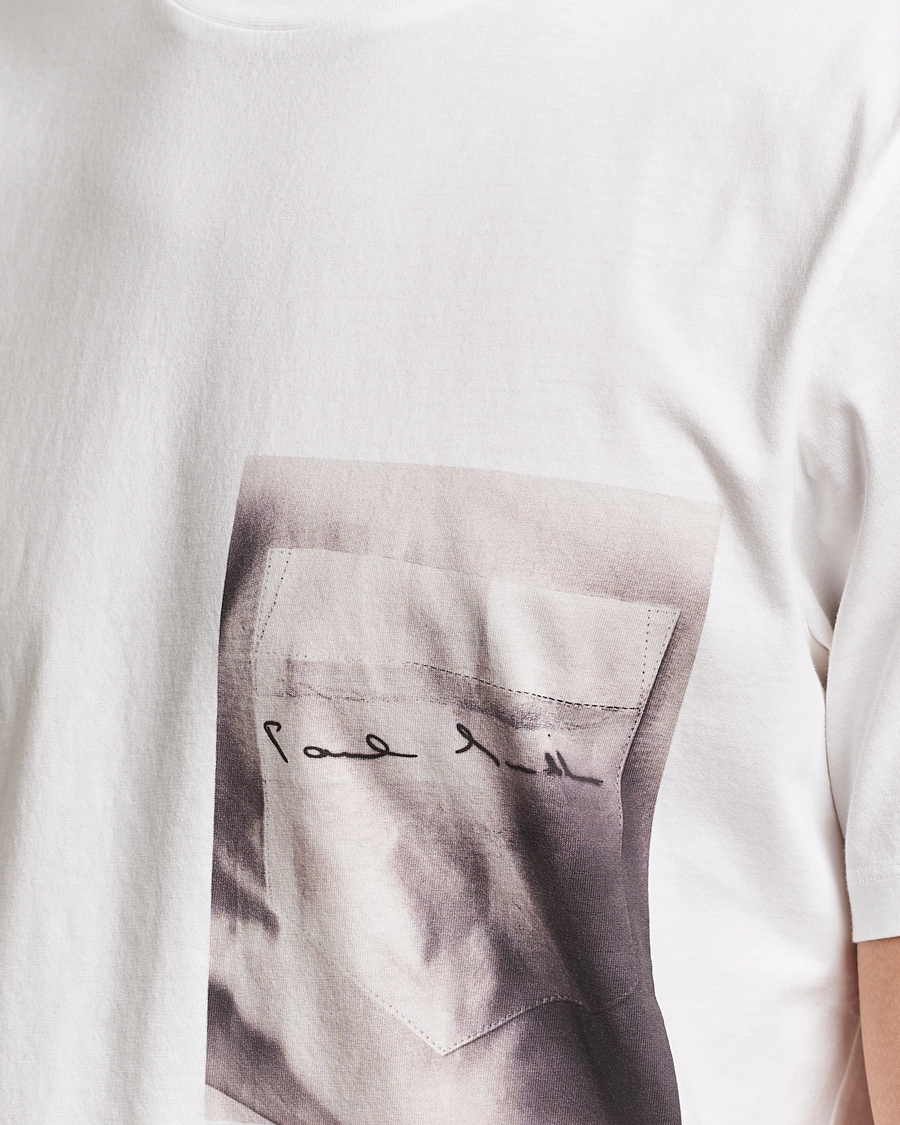 Uomini | T-shirt | Paul Smith | Organic Cotton Printed T-Shirt White