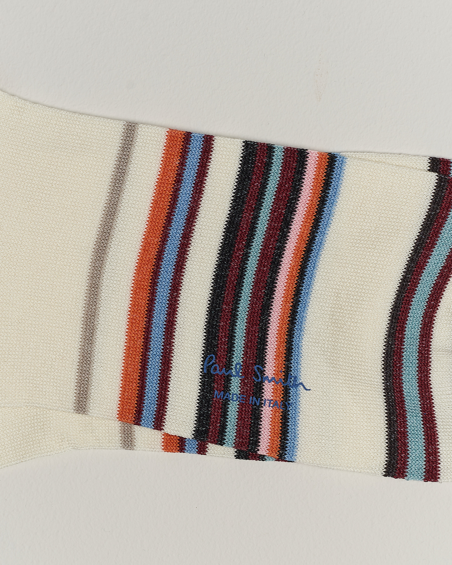 Uomini | Biancheria intima | Paul Smith | Flavio Signature Stripe Socks White