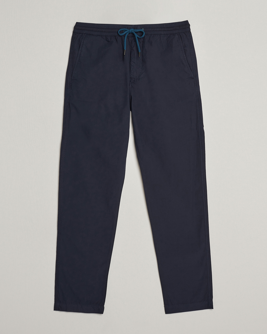 Uomini | Pantaloni | PS Paul Smith | Cotton Drawstring Trousers Navy