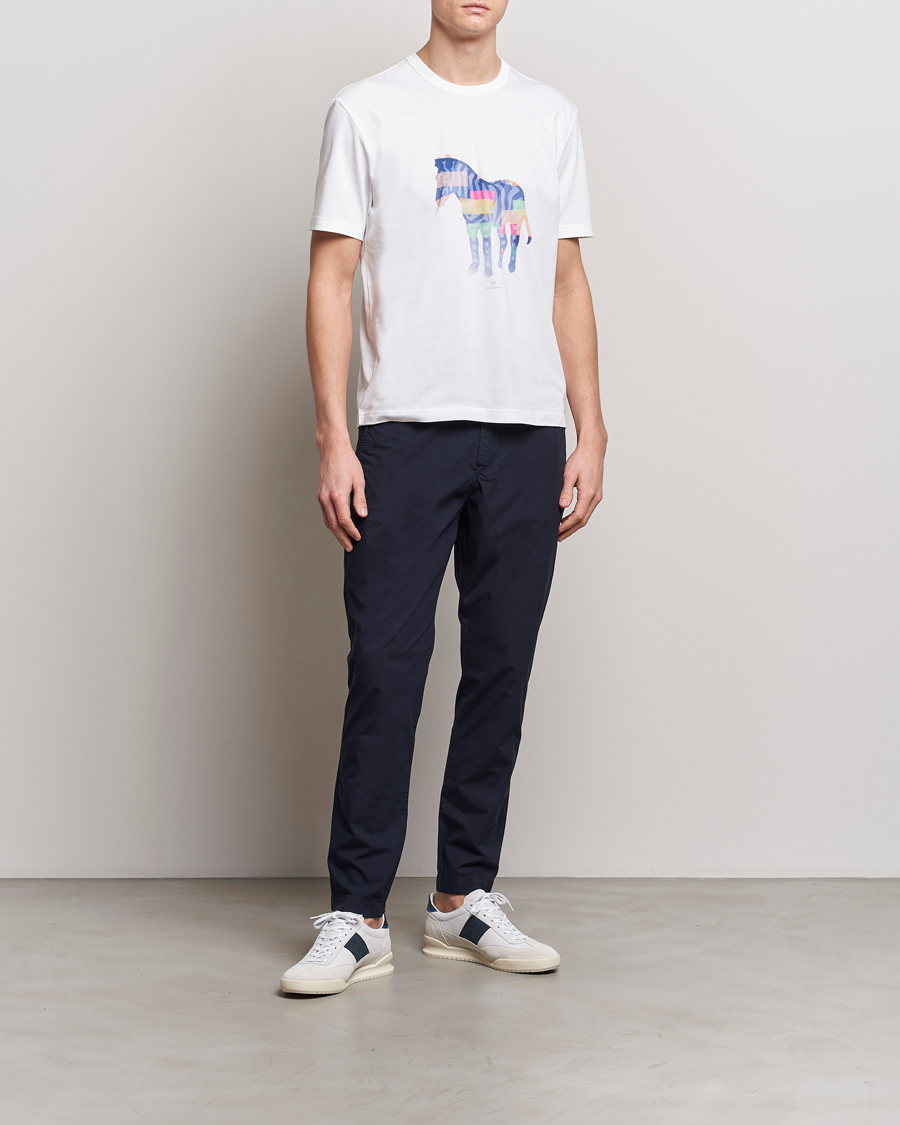 Uomini | Pantaloni | PS Paul Smith | Cotton Drawstring Trousers Navy
