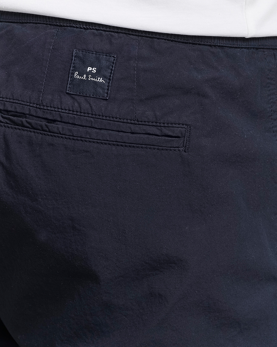 Uomini | Pantaloni | PS Paul Smith | Cotton Drawstring Trousers Navy