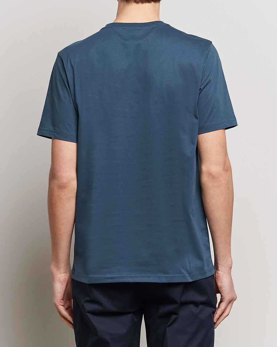 Uomini | T-shirt | PS Paul Smith | Organic Cotton Badges Crew Neck T-Shirt Blue
