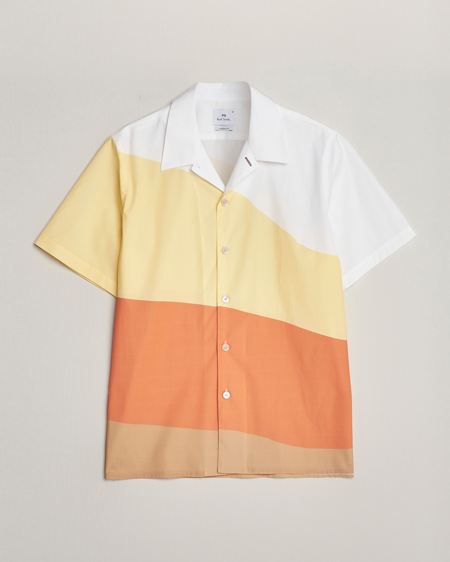 Uomini | Camicie | PS Paul Smith | Blocksstriped Resort Short Sleeve Shirt Multi