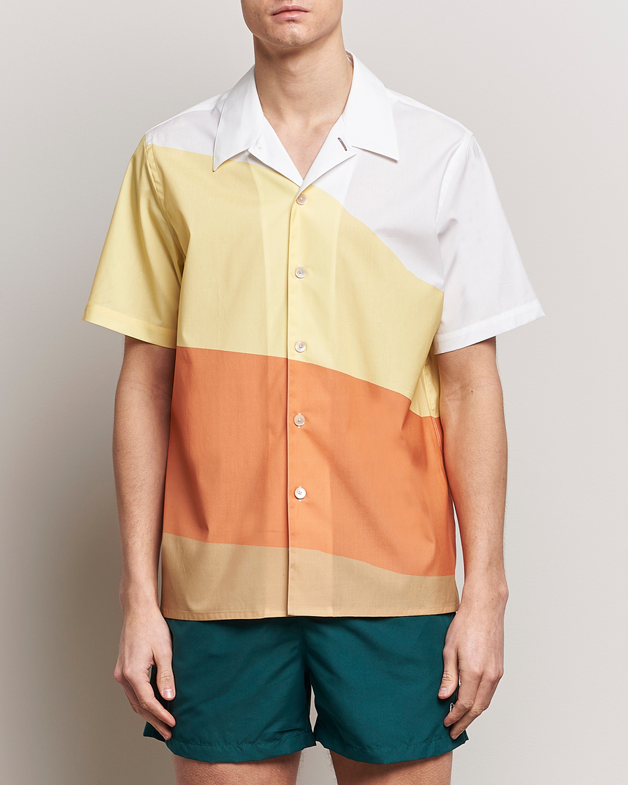 Uomini | Camicie | PS Paul Smith | Blocksstriped Resort Short Sleeve Shirt Multi