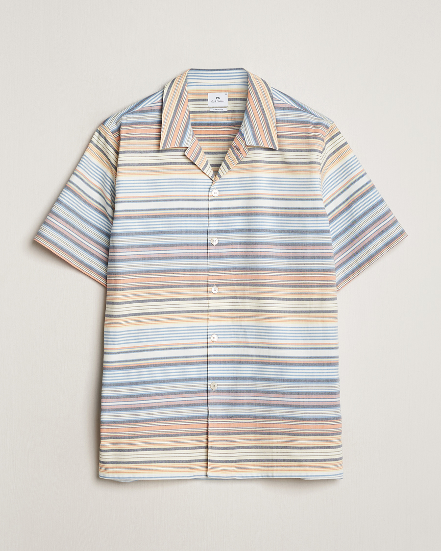 Uomini | Camicie | PS Paul Smith | Striped Resort Short Sleeve Shirt Multi