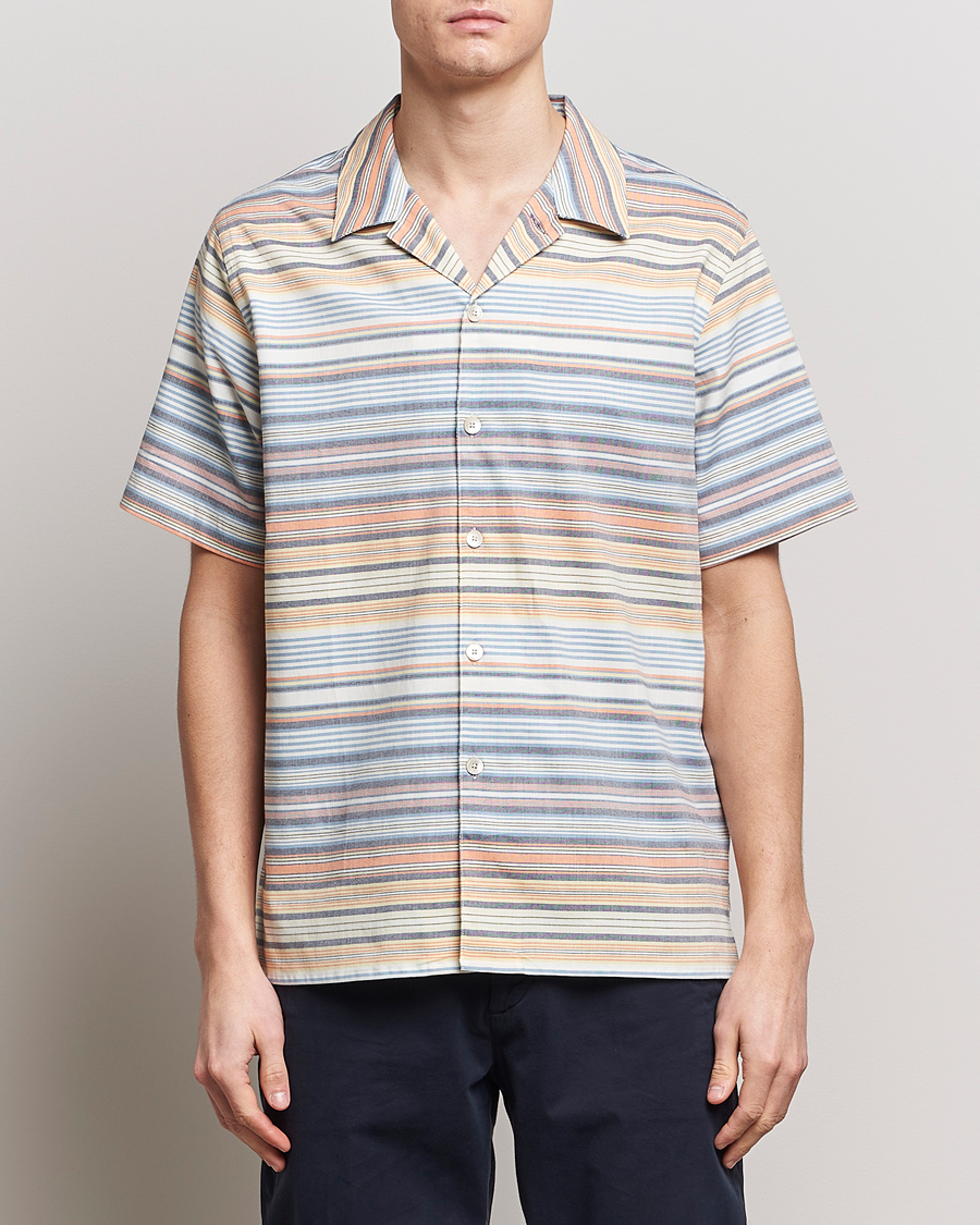 Uomini | Camicie | PS Paul Smith | Striped Resort Short Sleeve Shirt Multi