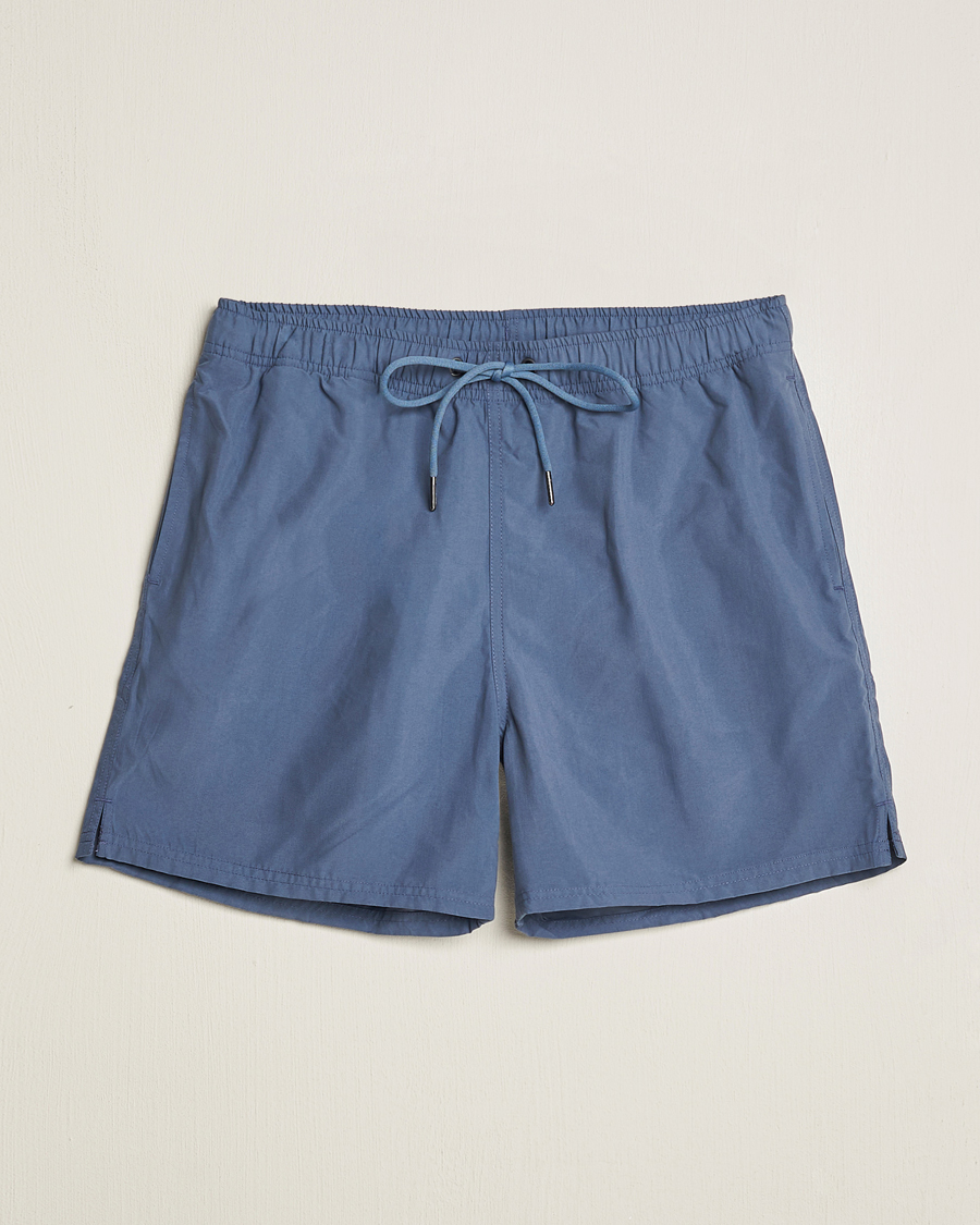 Uomini | Costumi da bagno | Bread & Boxers | Swimshorts Denim Blue