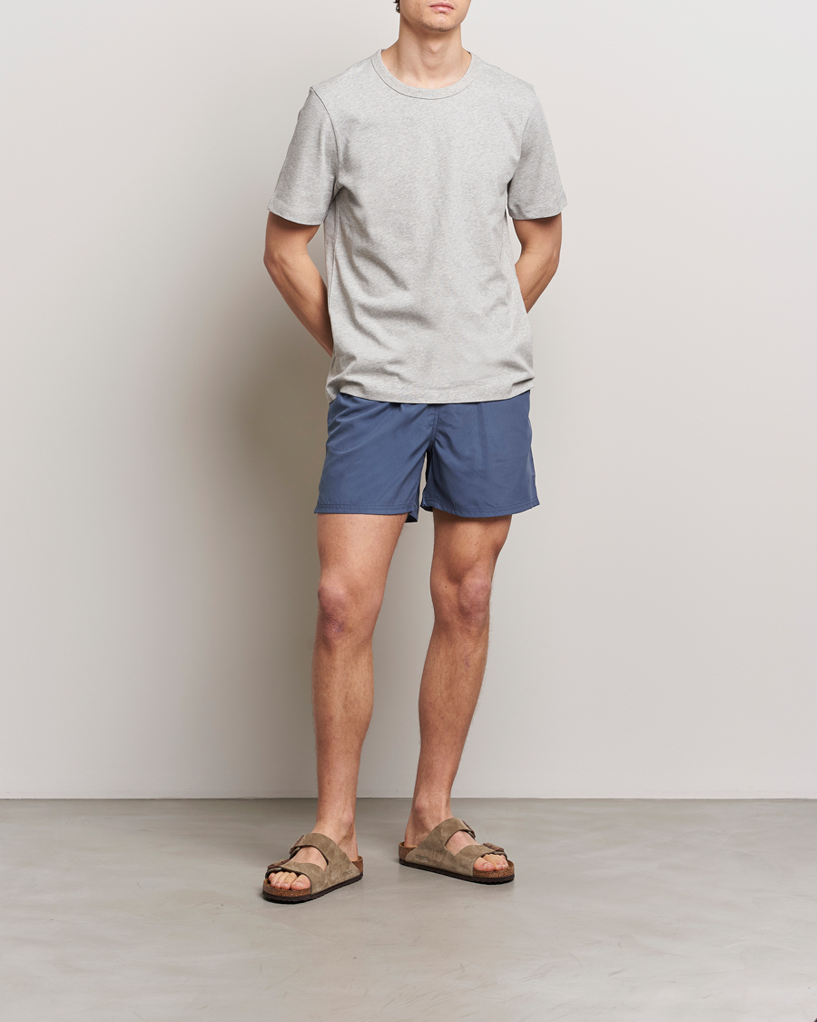 Uomini | Costumi da bagno | Bread & Boxers | Swimshorts Denim Blue
