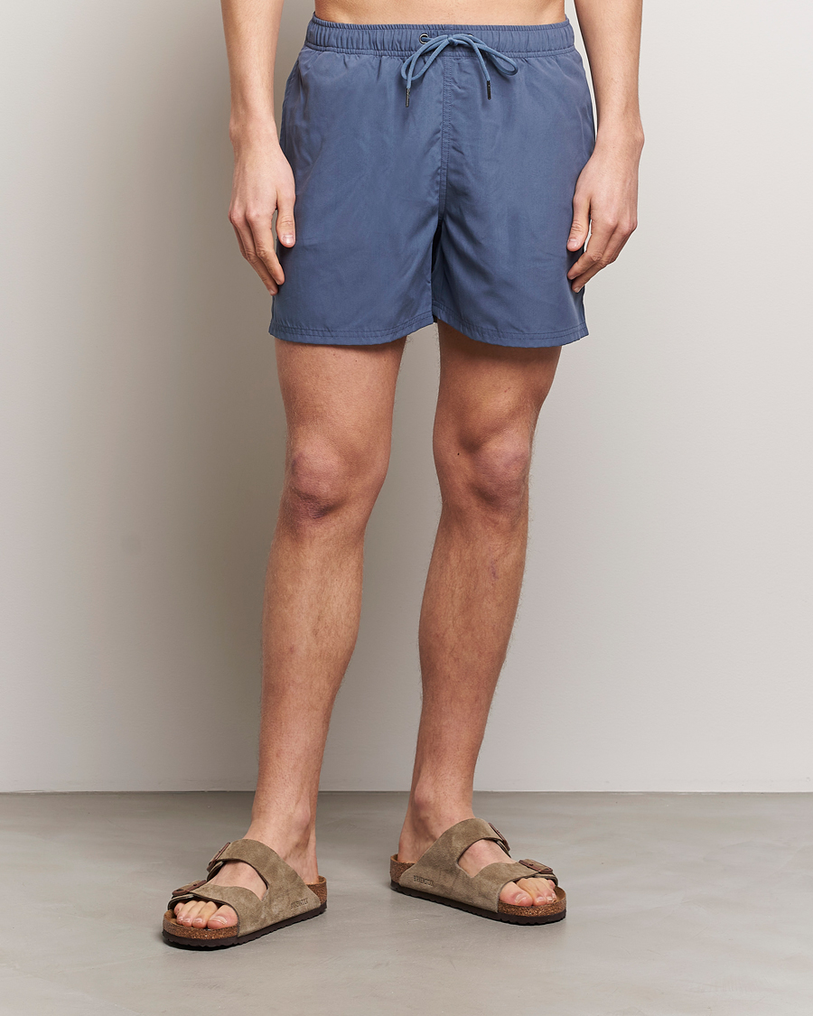 Uomini | Costumi da bagno | Bread & Boxers | Swimshorts Denim Blue
