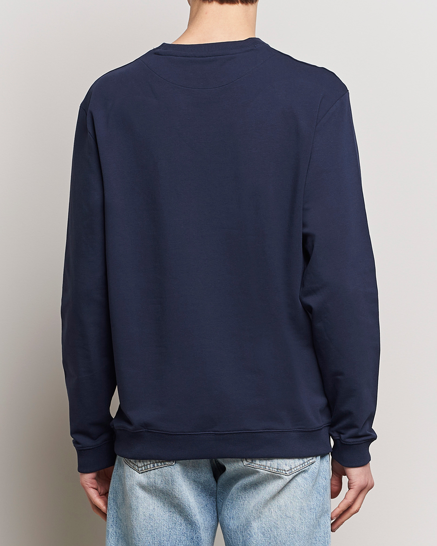 Uomini | Maglieria | Bread & Boxers | Loungewear Crew Neck Sweatshirt Navy Blue