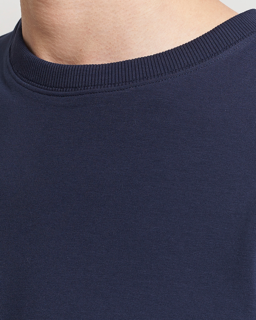 Uomini | Maglieria | Bread & Boxers | Loungewear Crew Neck Sweatshirt Navy Blue