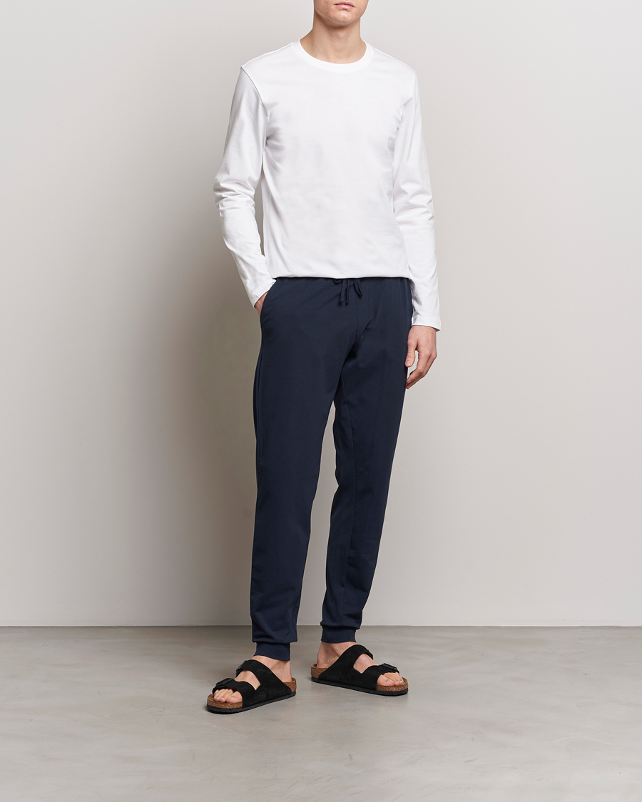 Uomini | T-shirt | Bread & Boxers | Long Sleeve T-Shirt White