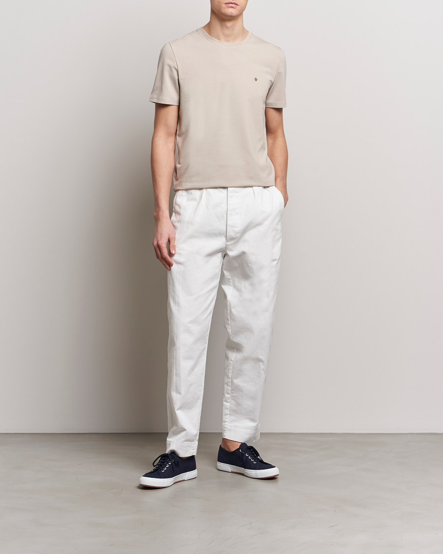 Uomini | T-shirt | Morris | James Crew Neck T-Shirt Khaki