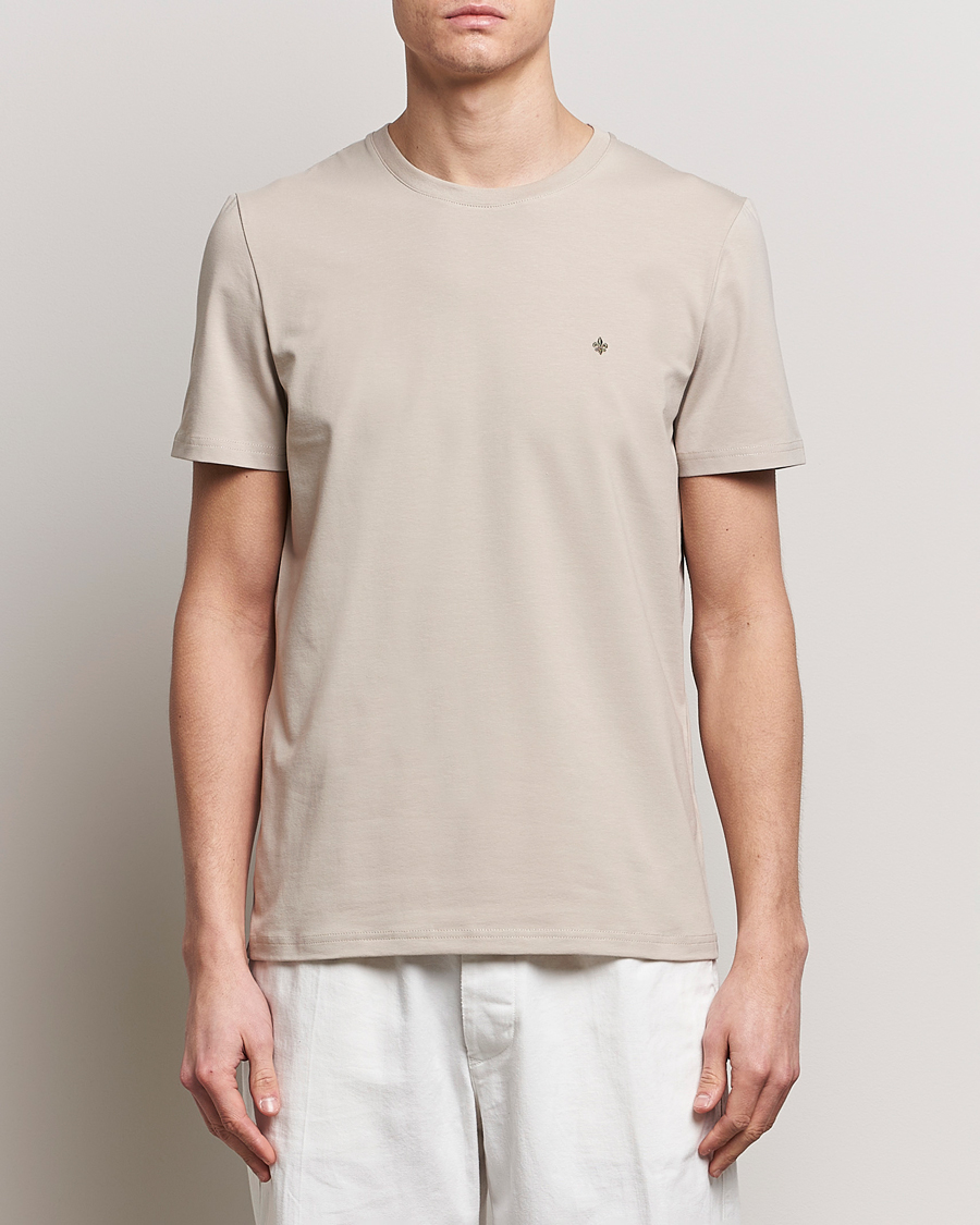 Uomini | T-shirt | Morris | James Crew Neck T-Shirt Khaki