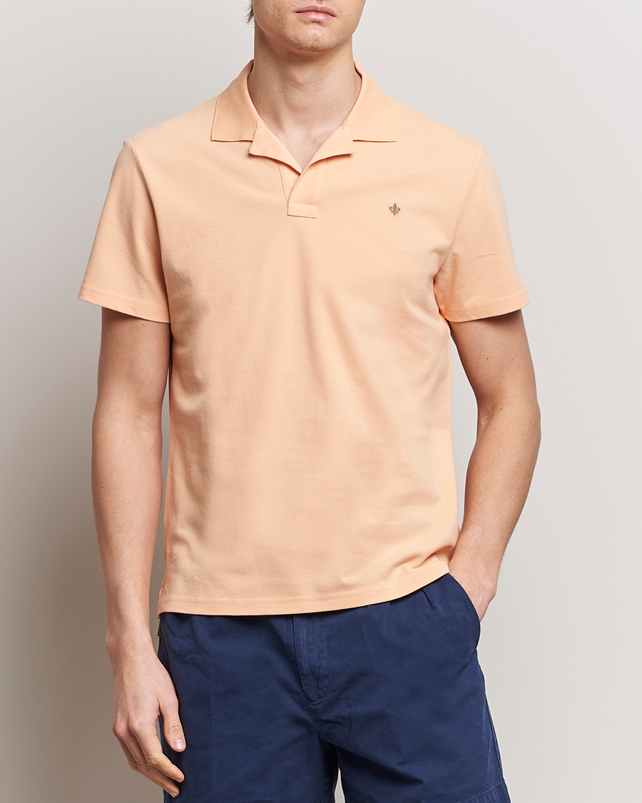 Uomini | Polo | Morris | Dylan Pique Shirt Orange