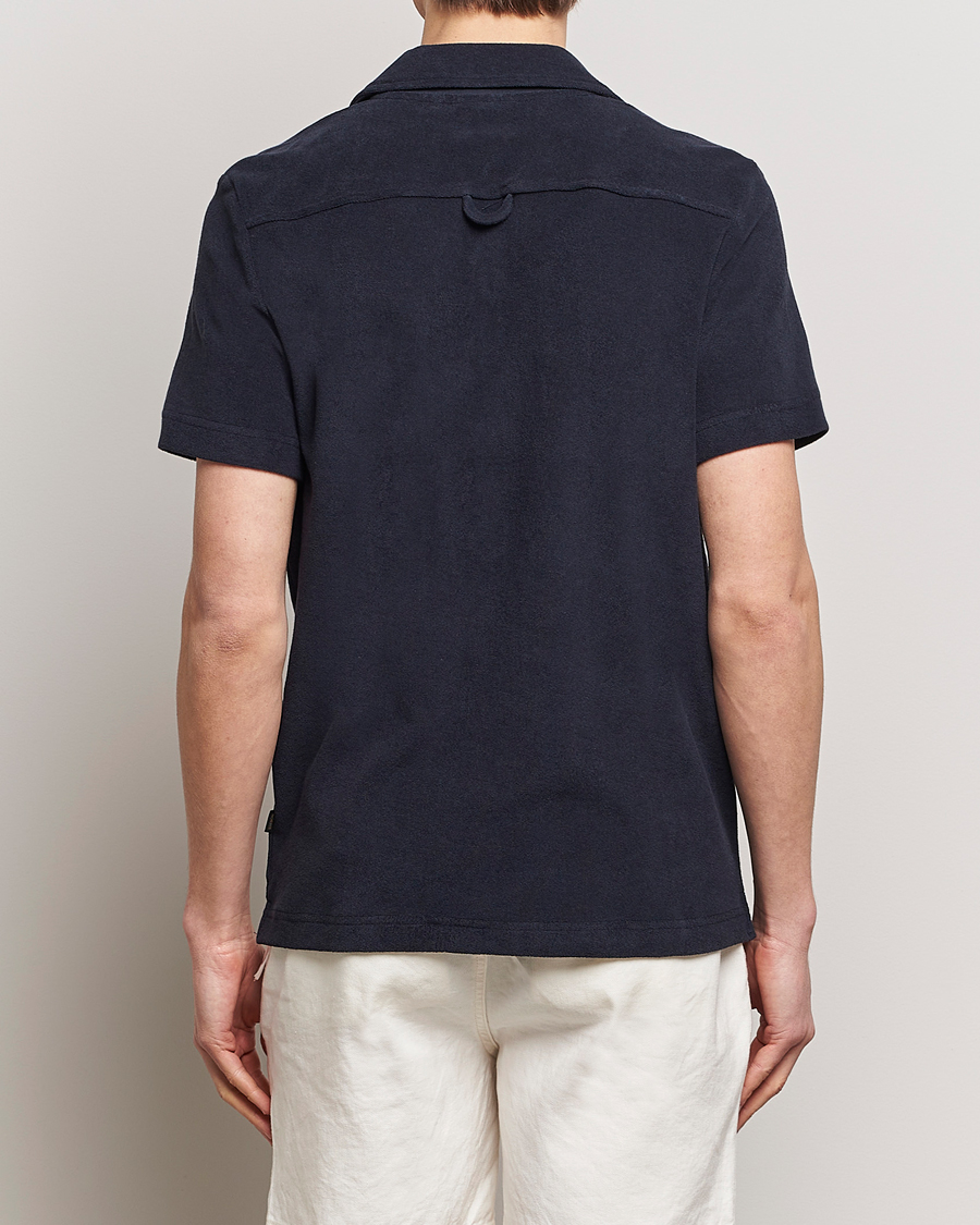 Uomini | Camicie | Morris | Conall Terry Shirt Old Blue