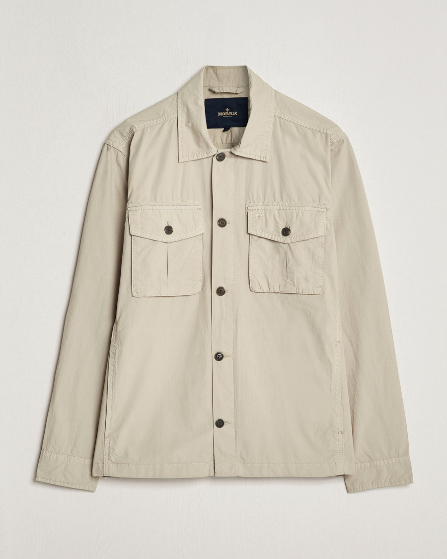 Uomini | Giacche | Morris | Harrison Cotton Shirt Jacket Khaki