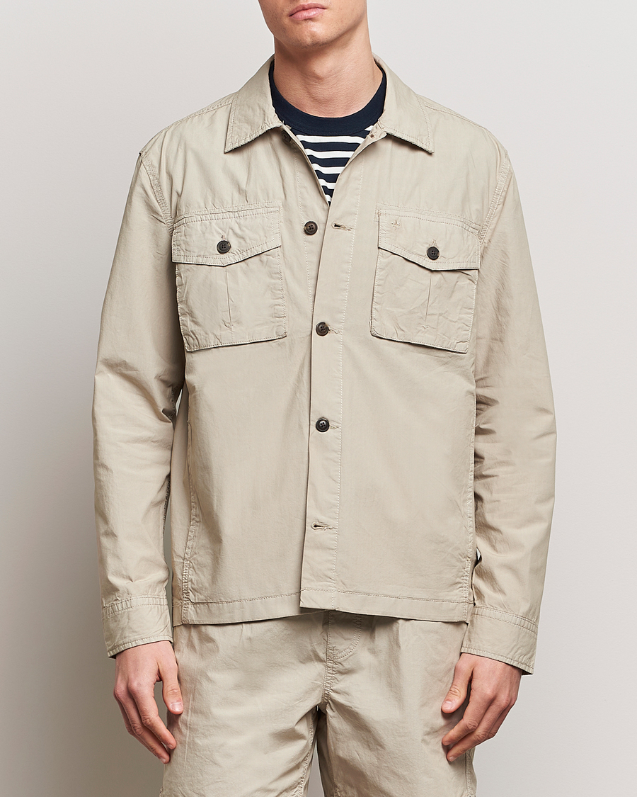 Uomini | Giacche | Morris | Harrison Cotton Shirt Jacket Khaki