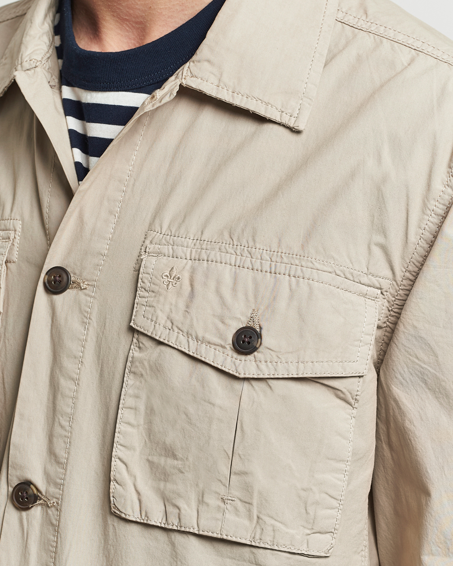 Uomini | Giacche | Morris | Harrison Cotton Shirt Jacket Khaki