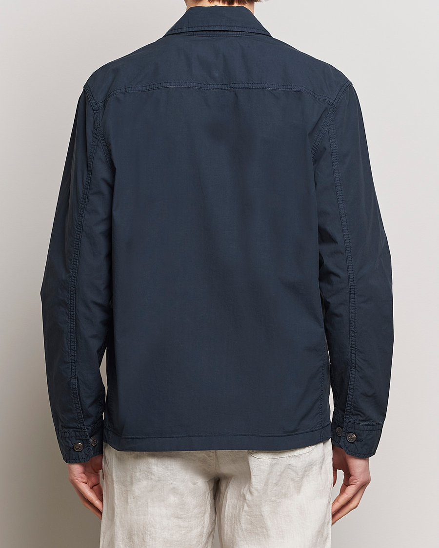Uomini | Giacche | Morris | Harrison Cotton Shirt Jacket Old Blue