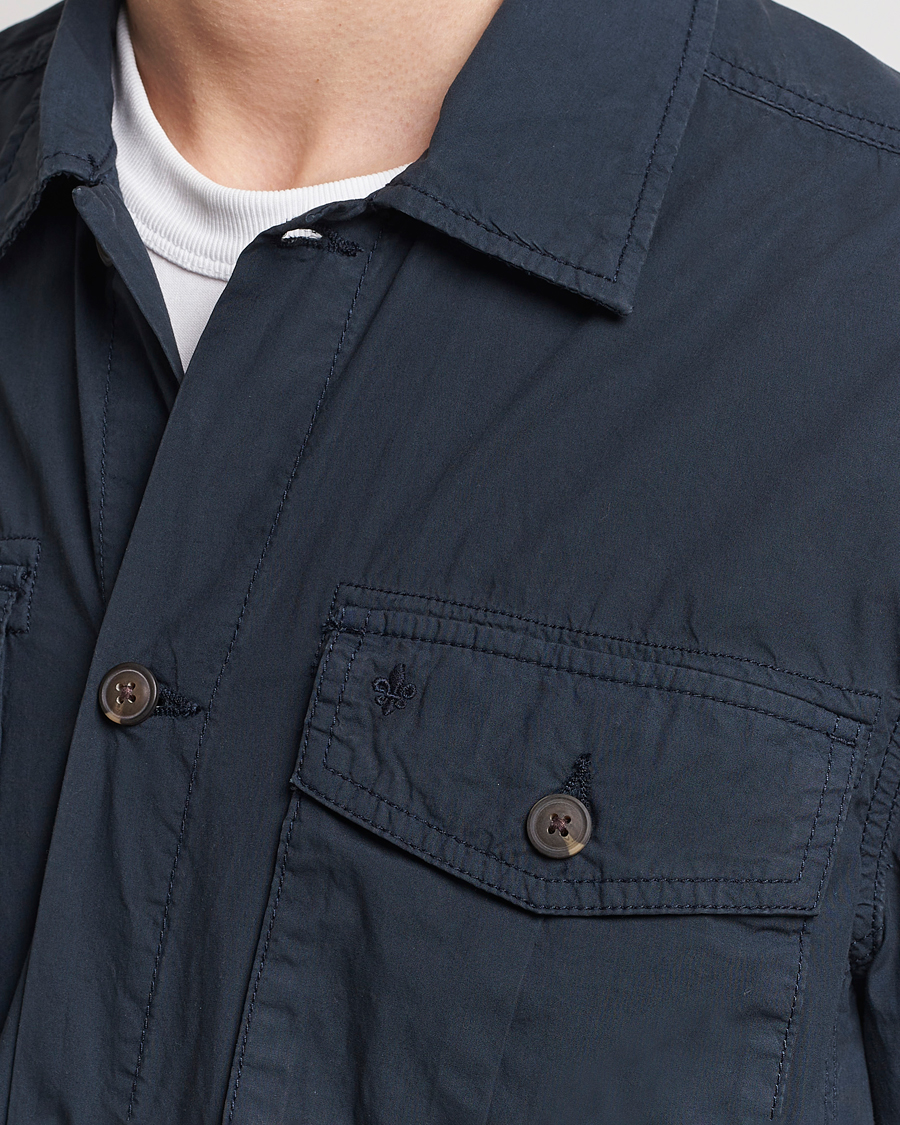 Uomini | Giacche | Morris | Harrison Cotton Shirt Jacket Old Blue