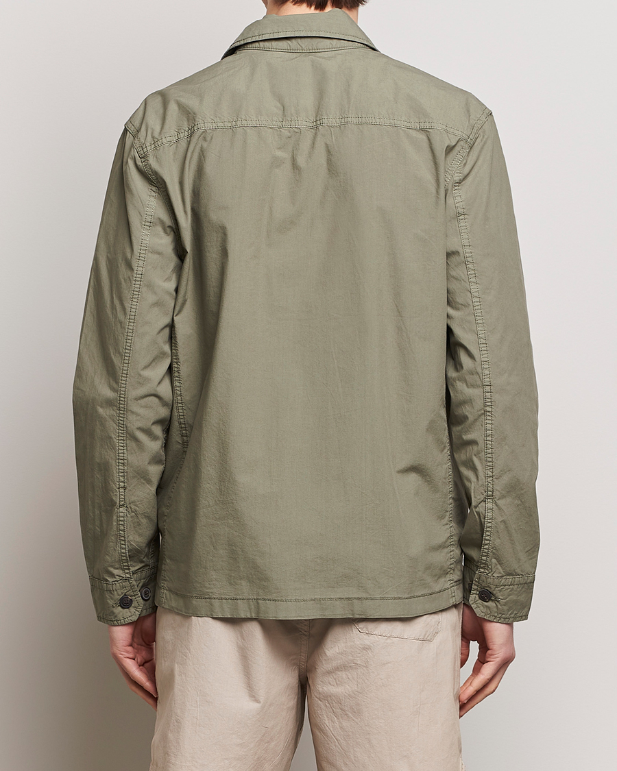 Uomini | Giacche | Morris | Harrison Cotton Shirt Jacket Green
