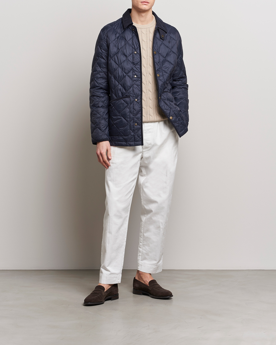 Uomini | Giacche | Morris | Winston Quilted Jacket Old Blue