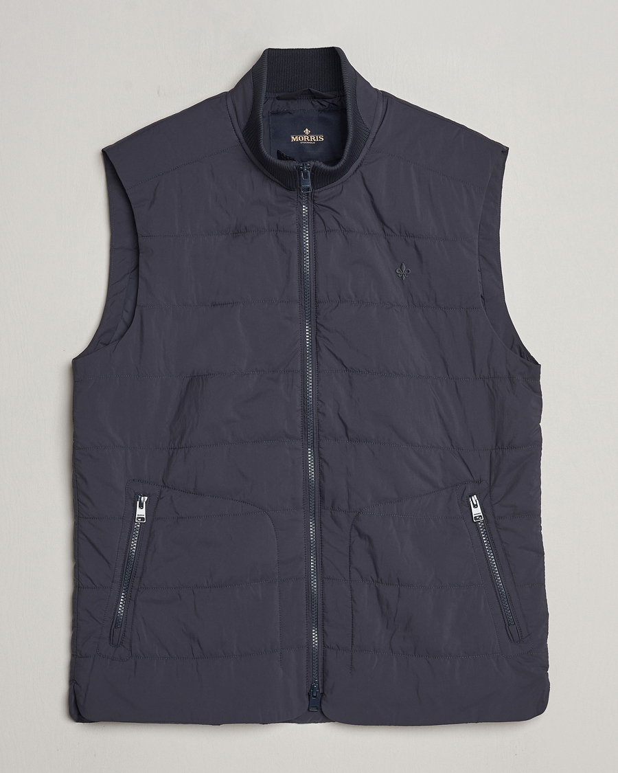 Uomini | Giacche | Morris | Lewis Padded Vest Old Blue