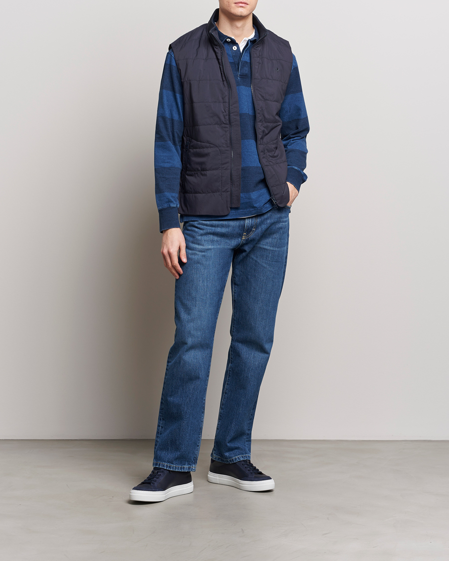 Uomini | Giacche | Morris | Lewis Padded Vest Old Blue