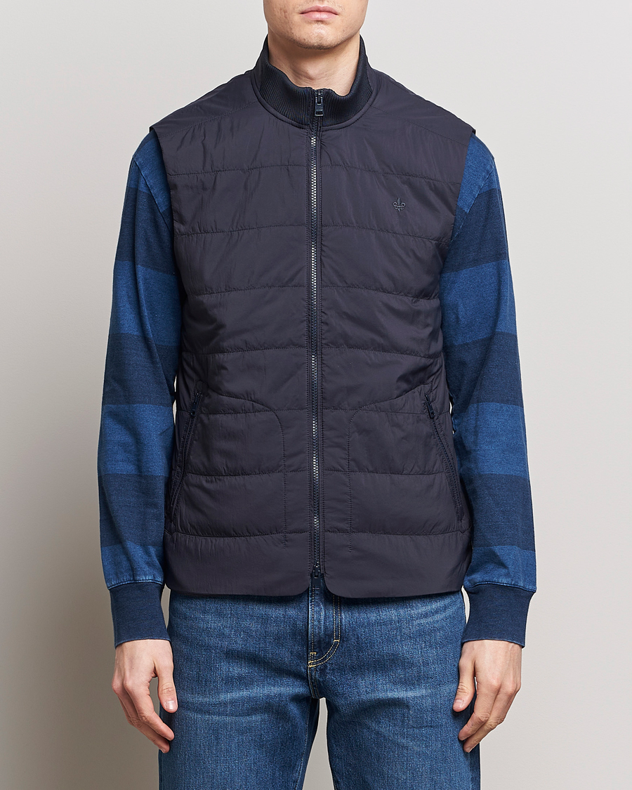 Uomini | Giacche | Morris | Lewis Padded Vest Old Blue