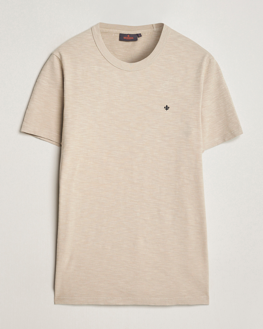 Uomini | T-shirt | Morris | Watson Slub Crew Neck T-Shirt Khaki