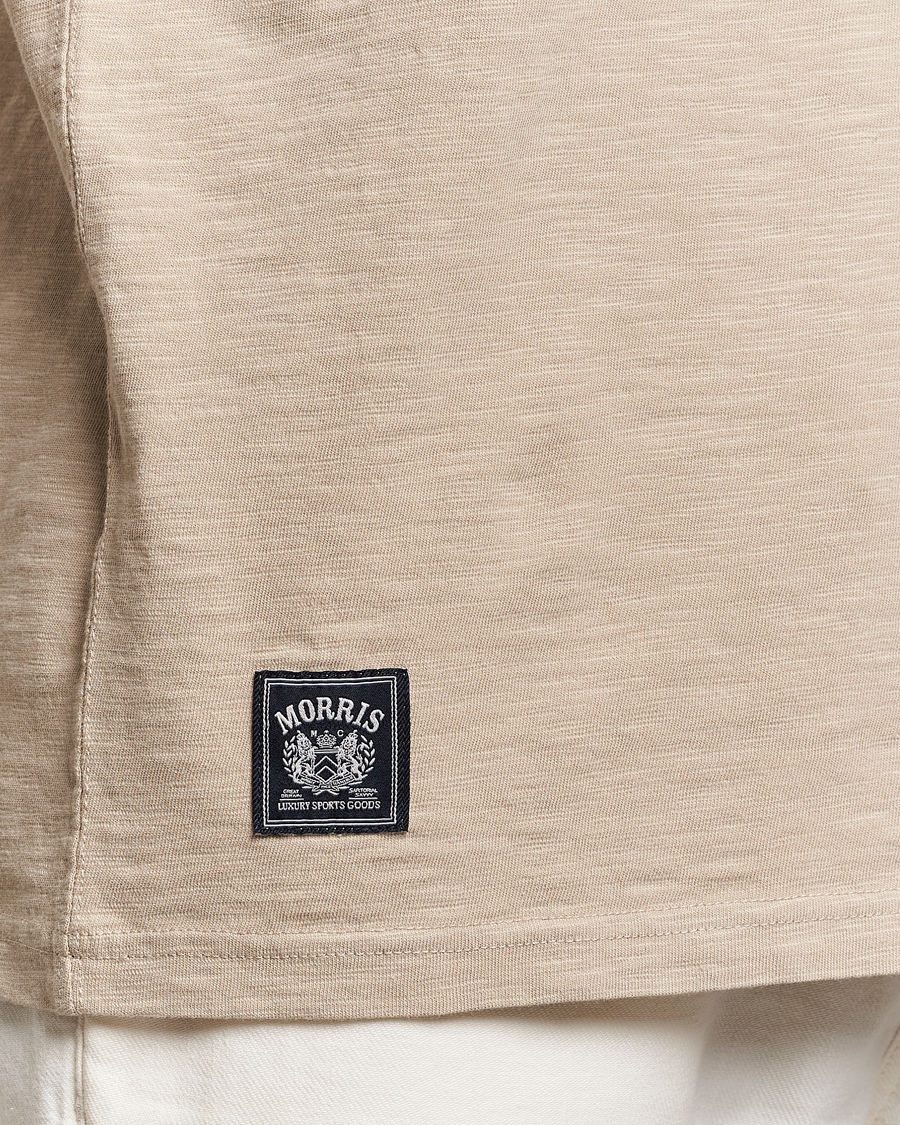 Uomini | T-shirt | Morris | Watson Slub Crew Neck T-Shirt Khaki