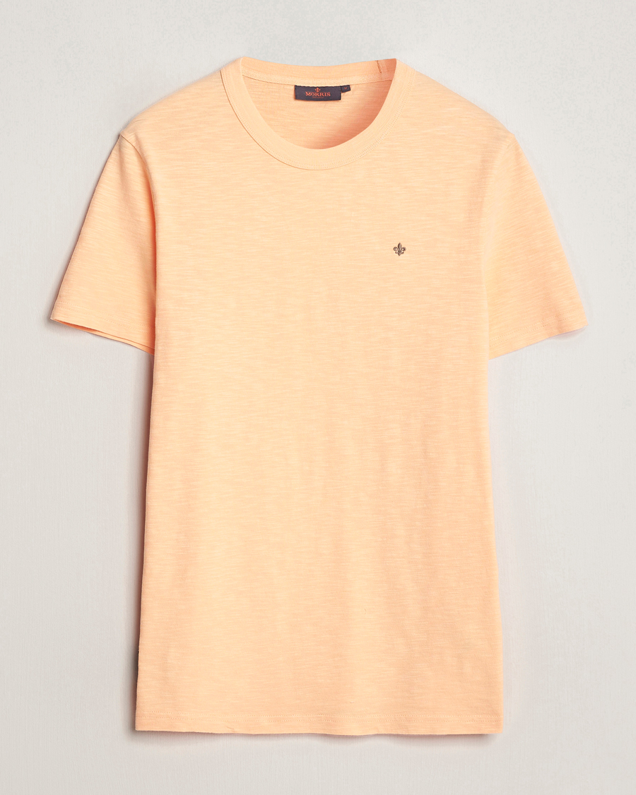 Uomini | T-shirt | Morris | Watson Slub Crew Neck T-Shirt Orange