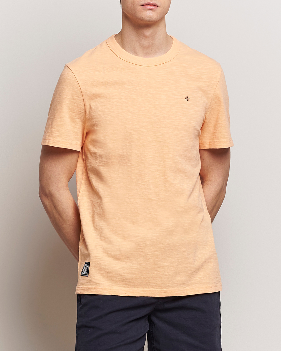Uomini | T-shirt | Morris | Watson Slub Crew Neck T-Shirt Orange