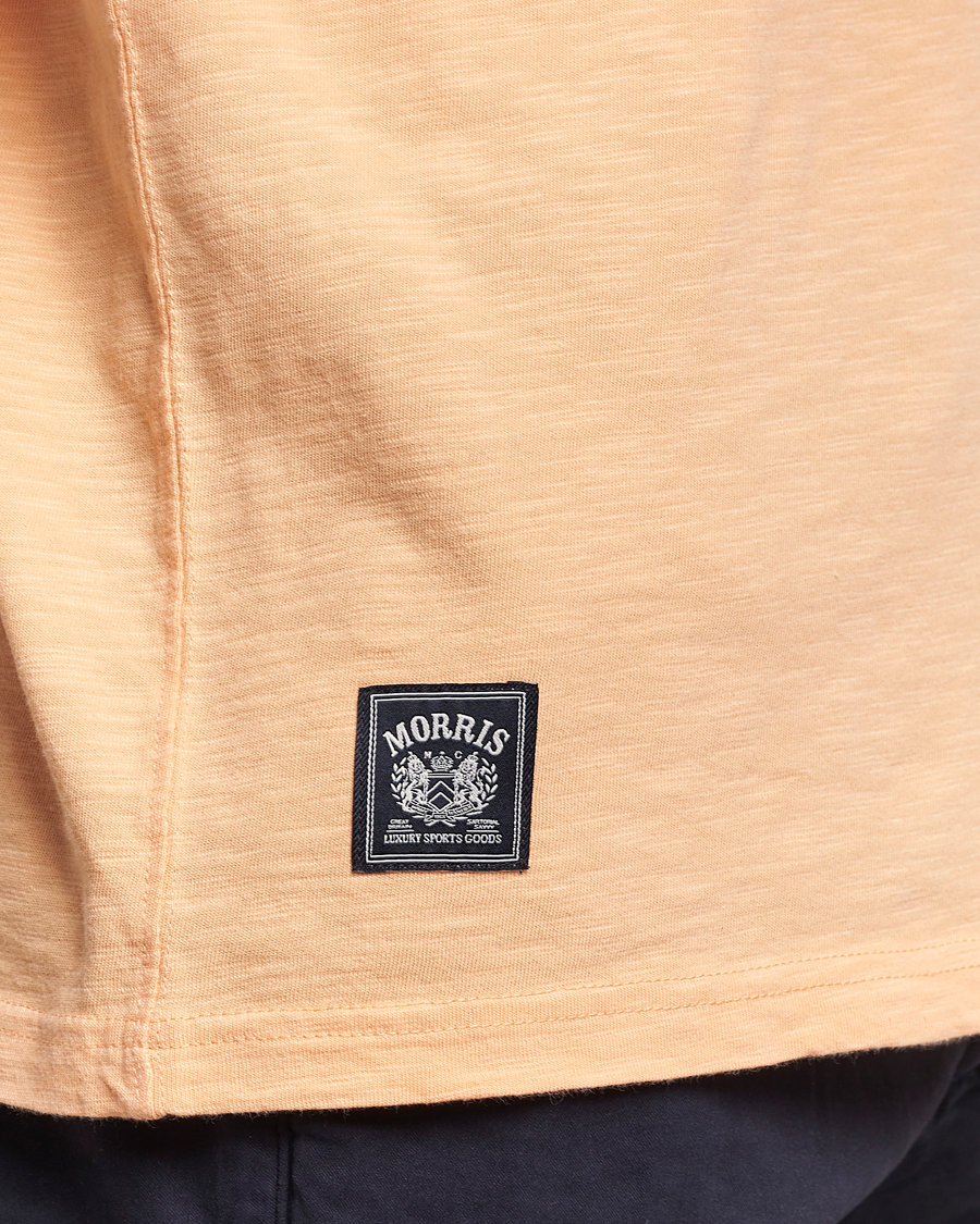 Uomini | T-shirt | Morris | Watson Slub Crew Neck T-Shirt Orange