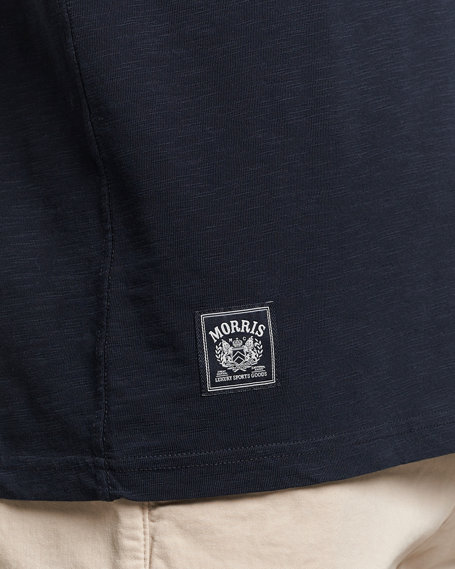 Uomini | T-shirt | Morris | Watson Slub Crew Neck T-Shirt Old Blue