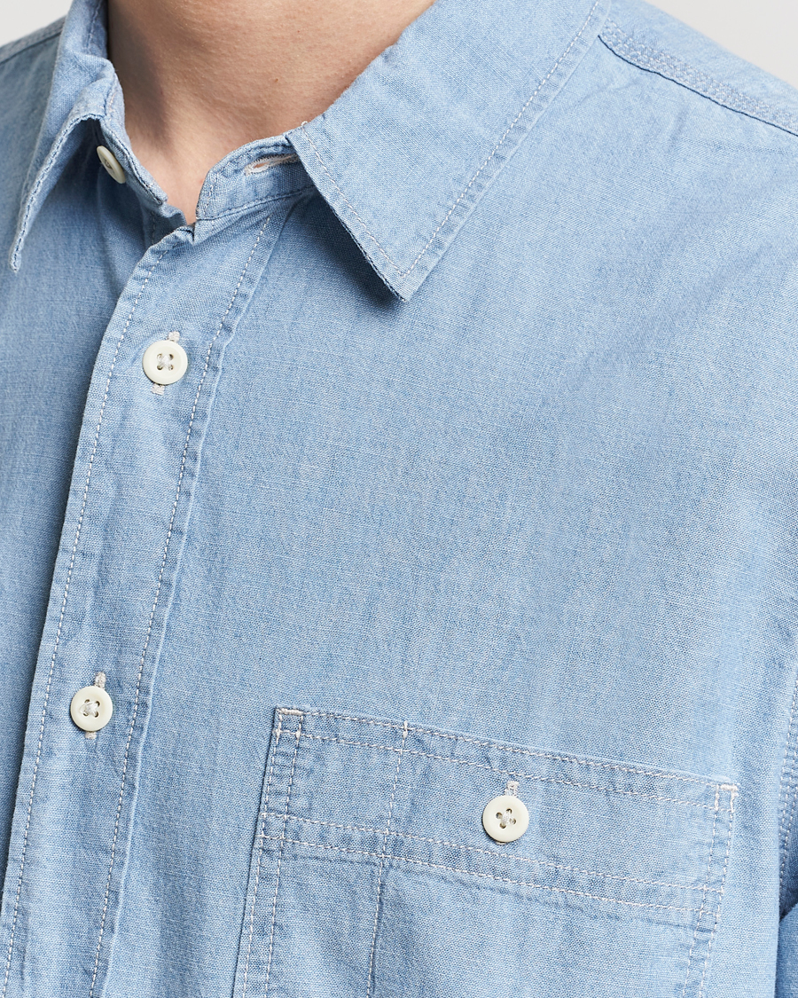 Uomini | Camicie | Filson | Chambray CPO Shirt Light Indigo