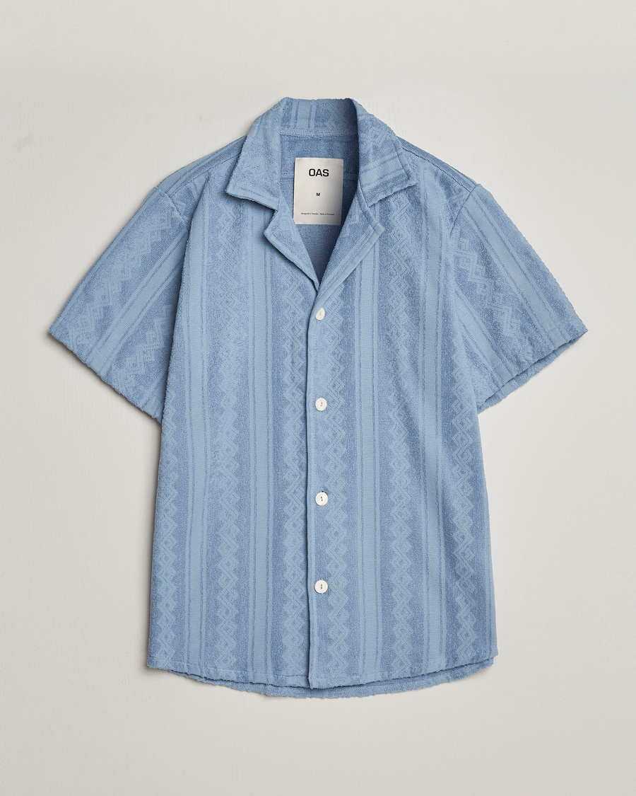 Uomini | Camicie | OAS | Terry Cuba Short Sleeve Shirt Ancora