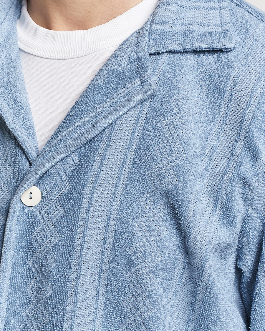 Uomini | Camicie | OAS | Terry Cuba Short Sleeve Shirt Ancora