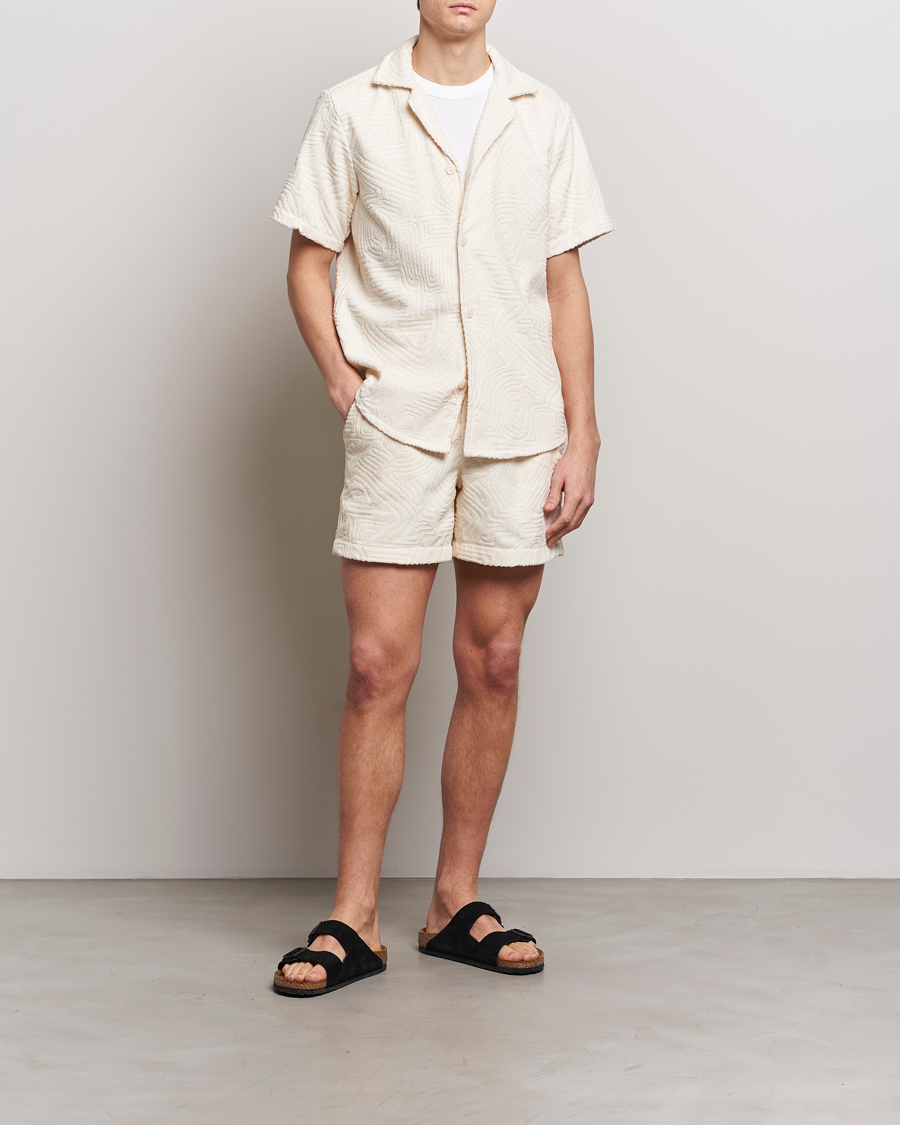 Uomini | Pantaloncini | OAS | Terry Shorts Cream Golconda