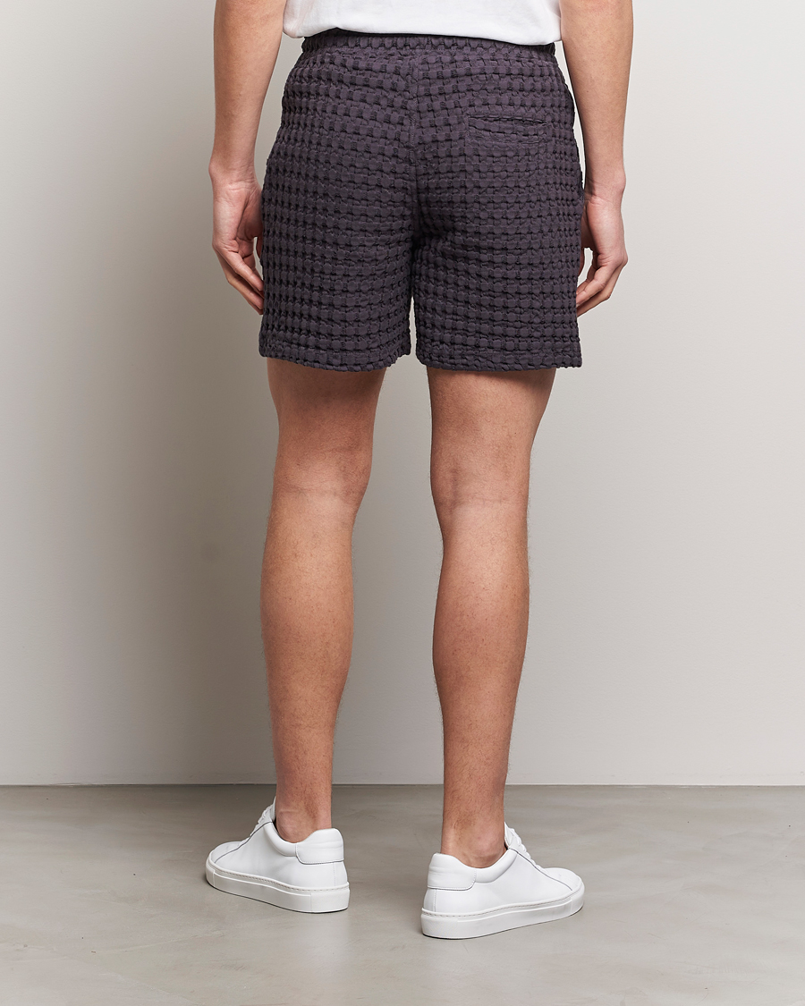 Uomini | Pantaloncini | OAS | Porto Waffle Shorts Nearly Black